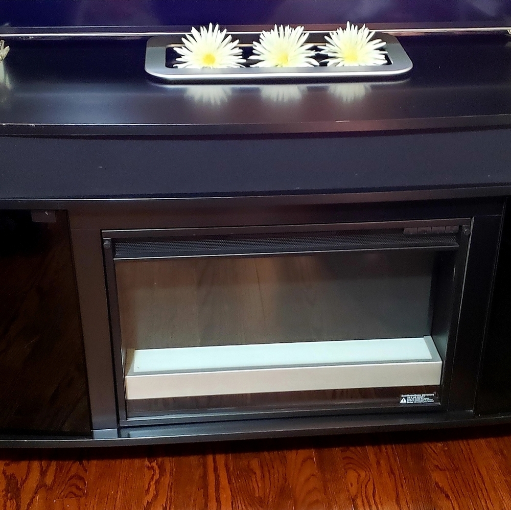 Pacer 72in. Fireplace TV Stand with Soundbar